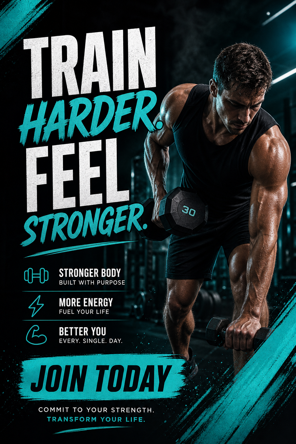 Gym ad creative