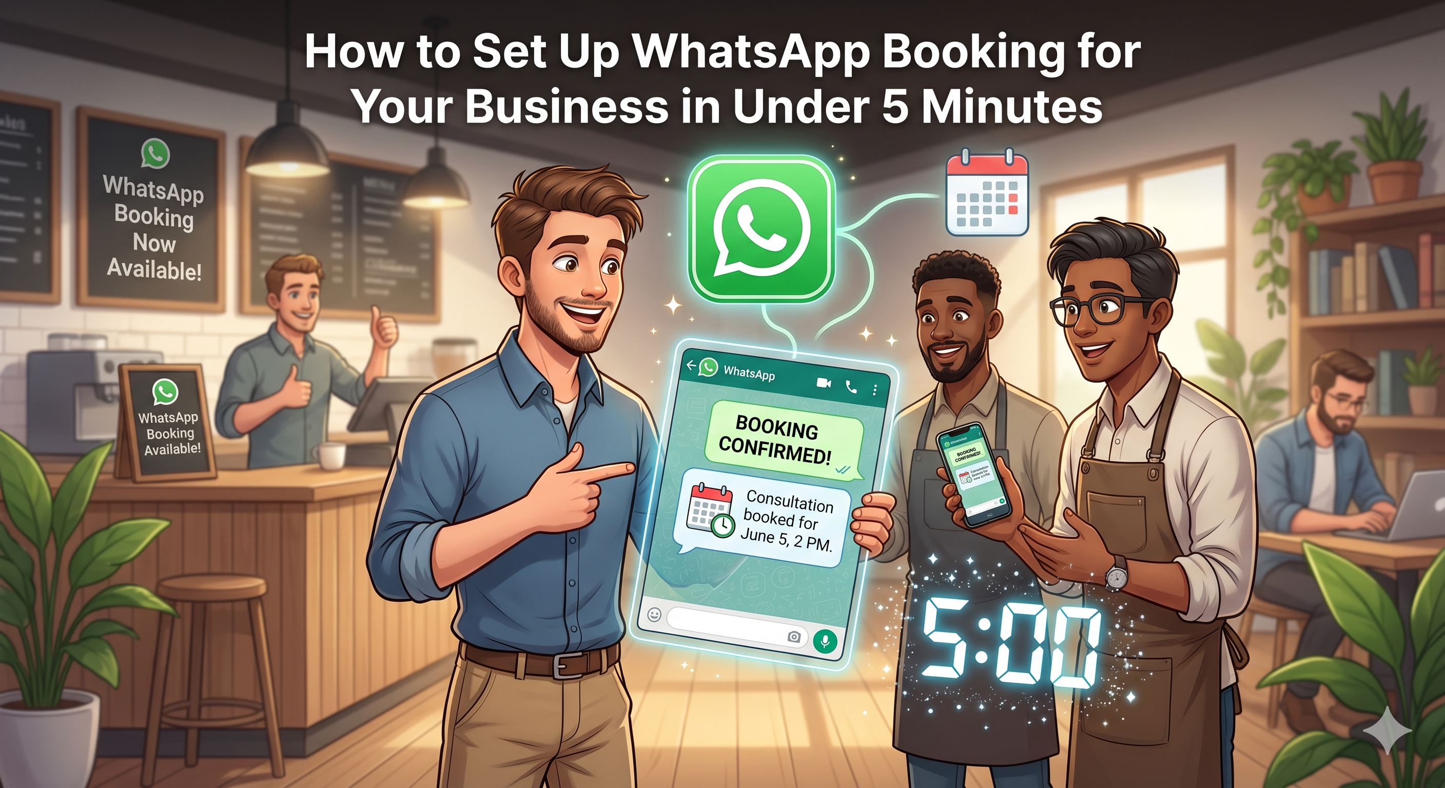 How to Set Up WhatsApp Booking for Your Business in Under 5 Minutes